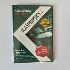 KASPERSKEY Lab Anti-Virus Protection PC Computer Security Software NEW & SEALED
